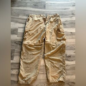 Men's Dakota Grizzly Tan Cargo Zip Off Knee Pants